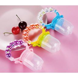 Little Hunk Fruit Pacifier Food Nibbler with Rattle Handle  (Colour may Vary) image 4