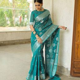 BerMondsey Woven Design Designer Banarasi Saree-image-8