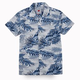 Gini and Jony Boys Comfort Fit Floral Printed Cuban Collar Cotton Casual Shirt-image-14