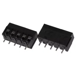 RS PRO 5 Pin PCB Terminal Block 5 mm Pitch Screw Termination, 8970702-11