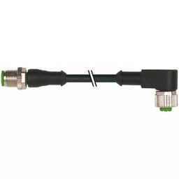 Murrelektronik Limited Sensor Actuator Cable 2 m Straight Male 3 Way M12 to Right Angle Female 3 Way M12, 7000-40101-6330200-image-40