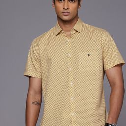 Louis Philippe Sport Slim Fit Geometric Printed Casual Shirt-picture-33