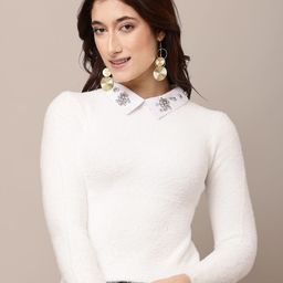 NoBarr Women Self Design Pullover-30