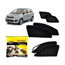 Auto Pearl Car Sun Shades (Set of 6 Pcs) with Free Car and Bike Instant Shinner for Ertiga Old Model-42