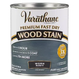 Rust-Oleum Varathane Premium Fast Dry Wood Stain, Worn Navy, 297428 (Tin of 946 ml)-picture-30
