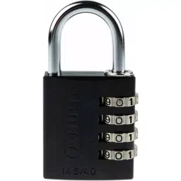 ABUS 145/40 Combination Weatherproof Aluminium Combination Padlock 6 mm Shackle 41.5 mm Body, 145/40 Black-picture-7