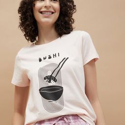 Ginger by Lifestyle Women Typography Printed Pockets T-shirt-image-20