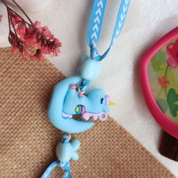 Kamule Unicorn Embellished Rakhi - Sky Blue-image-4