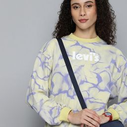 Levis Abstract & Brand Logo Printed Sweatshirt-image-33