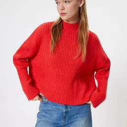 Koton Women Striped Pullover-image-65