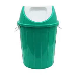 MOFNA 15 L Green HDPE Swing Lid Dustbin-picture-21