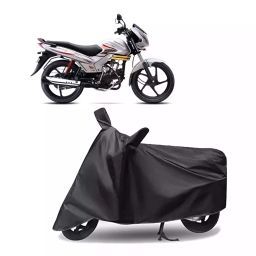 Auto Pearl Polyester Two Wheeler Cover for Mahindra Centuro NXT (Grey)-image-7