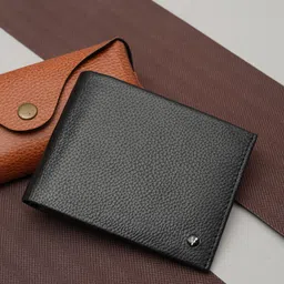 Van Heusen Men Leather Two Fold Wallet with SIM Card Holder image 1
