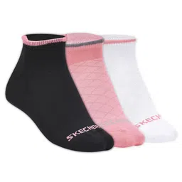 3 Pack of Womens Half Terry Low Cut Socks-picture-18