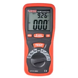 RS PRO RS5500 Insulation Tester, 250V Min, 1000V Max, 2000MΩ Max, CAT III 1000V - RS Calibration Model No 1231955-30