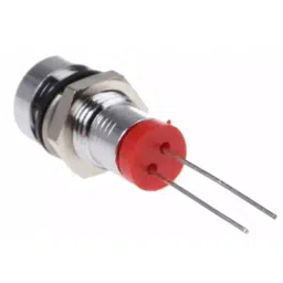 RS PRO Red Panel Mount Indicator 2V DC, Mounting Hole Size 8 mm, IP Rating IP67, Model No 212070 image 3