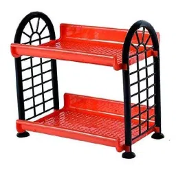 Total Solution TS 34 Small Size 2 Stand Plastic Storage Rack For Multi Purpose (Set of 2)-22