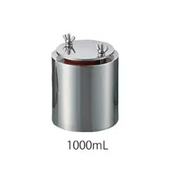 AS ONE Stainless Steel Ball Mill Jar 1000 mL Capacity, 1-3951-02-16