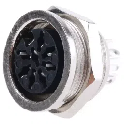 RS PRO 8 Pole DIN Socket 4A 100 V AC Female Panel Mount, 490995-picture-47