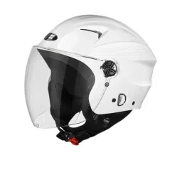 Studds RAY SUPER WHITE (600 mm) X Large Open Face Helmet, RAY SUPERWHITE-47