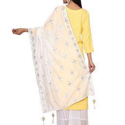 NEEL ART Embroidered Dupatta with Sequinned image 4