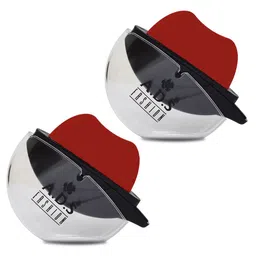 A.D.S Set Of 2 Lip Shape Apple Design Long Lasting Lipstick-10 gm Each- Cranberry Red - 09-12