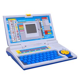 Educational Laptop Computer Toy Fun and Interactive Learning Tool - Blue & Grey-19