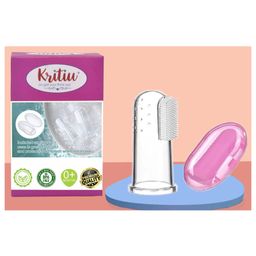 Kritiu Silicone Figure Brush With Case - Pink-picture-21