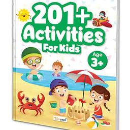 Gowoo 201+ Activities for Kids activity workbook, Learning activity book, Kids activity book, Mazes, Spot the differnences, Matching games, Patterns, Hide and seek and more- English-27