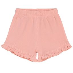 MINI KLUB Cotton Frills Detailed Ribbed Shorts - Pink-image-84