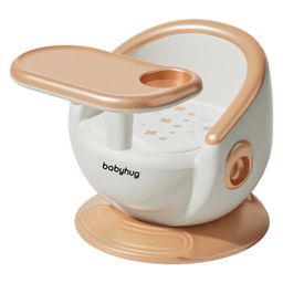 Babyhug 3-in-1 Convertible Baby Booster Chair with Feeding Tray - White Orange| Safety Harness| Removable Feeding Tray| Soft Cushion Seat| Feeding Chair| Toddler Seat-image-21