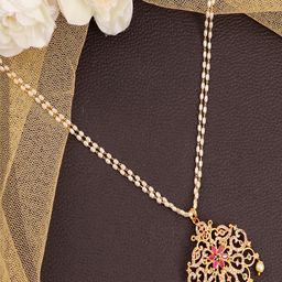 Vientiq Gold Alloy Necklace-image-20