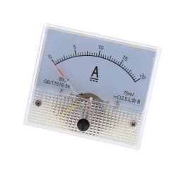85C1-A DC Pointer Ammeter 0-20A Analog Ammeter DC 0-20A Precise DC Current Measurement with 85C1-A Ammeter - RS664085C1-A DC Pointer Ammeter 0-20A Analog Ammeter DC 0-20A Precise DC Current Measurement with 85C1-A Ammeter - RS6640 image 1