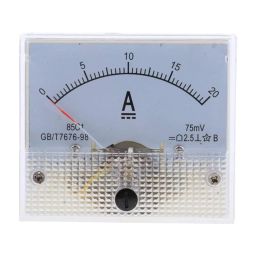 85C1-A DC Pointer Ammeter 0-20A Analog Ammeter DC 0-20A Precise DC Current Measurement with 85C1-A Ammeter - RS664085C1-A DC Pointer Ammeter 0-20A Analog Ammeter DC 0-20A Precise DC Current Measurement with 85C1-A Ammeter - RS6640 image 3