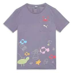 Puma Classics Graphic Youth Tee Kids Printed T-Shirt-image-82
