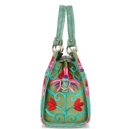 WOMEN MARKS Printed PU Structured Hobo Bag with Fringed image 4