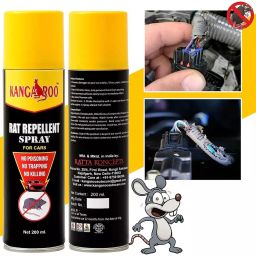 Kangaroo 300 ml Cleaner, 200 ml Rat Repellent Spray with Applicator andCloth image 5