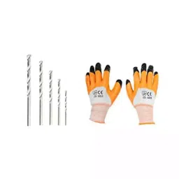 Hillgrove HGCM40M1 550W Drill Machine with Gloves & 5 Drill Bits Set image 3