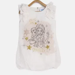 Peppermint Girls Off-White DISNEY Printed Balloon Dress-image-29