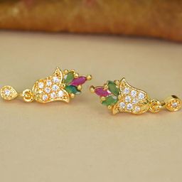 DIVASTRI Gold-Plated Brass Earrings-image-12