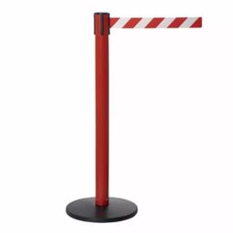 Tensator White Plastic Retractable Barrier 2.3m Red White Tape, 875T-32-D3-picture-33