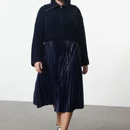 Trendyol Women Pleated A-Line Flared Skirt-picture-13