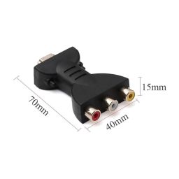 HDMI To 3RCA Converter Digital HDMI Male To Analog 3 RCA Female Converter Adaptor For Optimal Signal Transfer With Portable Beautiful Design - RS6644HDMI To 3RCA Converter Digital HDMI Male To Analog 3 RCA Female Converter Adaptor For Optimal Signal Transfer With Portable Beautiful Design - RS6644 image 5