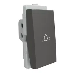 Schneider Electric Livia Doorbell Switch 10 Amp Thermoplastic Grey, P1005_PG_N-10