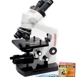 School 1000X Binocular Vet Lab Cordless LED Medical Biological Microscope-14
