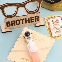 NVR Kids Cartoon Designer Peach Thread Rakhi Combo For Rakshabandhan-29