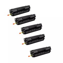 GENERIC 88A Compatible Toner Cartridge Black for HP Laserjet Printer M1136, MFP, P1007, P1106, P1108, P1008, M1213nf, MFP, M126nw MFP, M1218nfs, M128fw MFP, M128fn , MFP, M226DW, M226DN (Pack of 5)-33