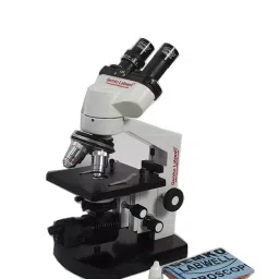 Lab Cordless LED White Medical 1000X Microscope, Brass Optics Vet Binocular-13