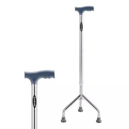 Guardian Walking Stick 3 Leg for Patients, Adjustable, Aluminum, Grey-22