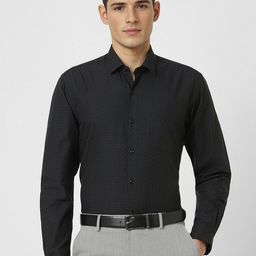 Peter England Men Checked Formal Shirt-image-64